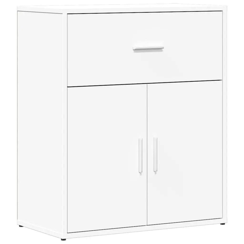 Sideboard White 60x31x70 cm Storage Cabinet Engineered Wood Furniture