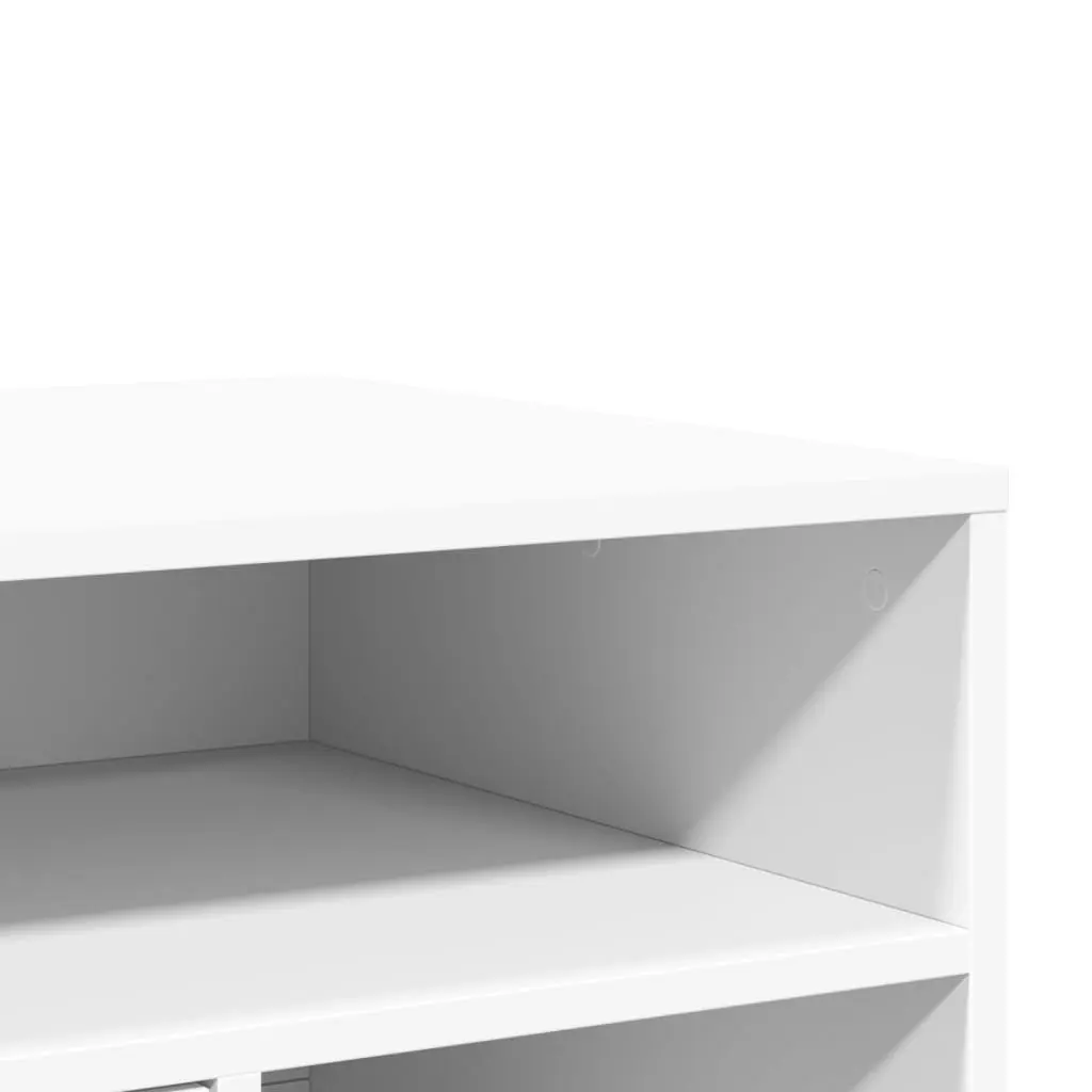 Printer Stand with Wheels for Office Organiser White 60 x 50 x 67 cm