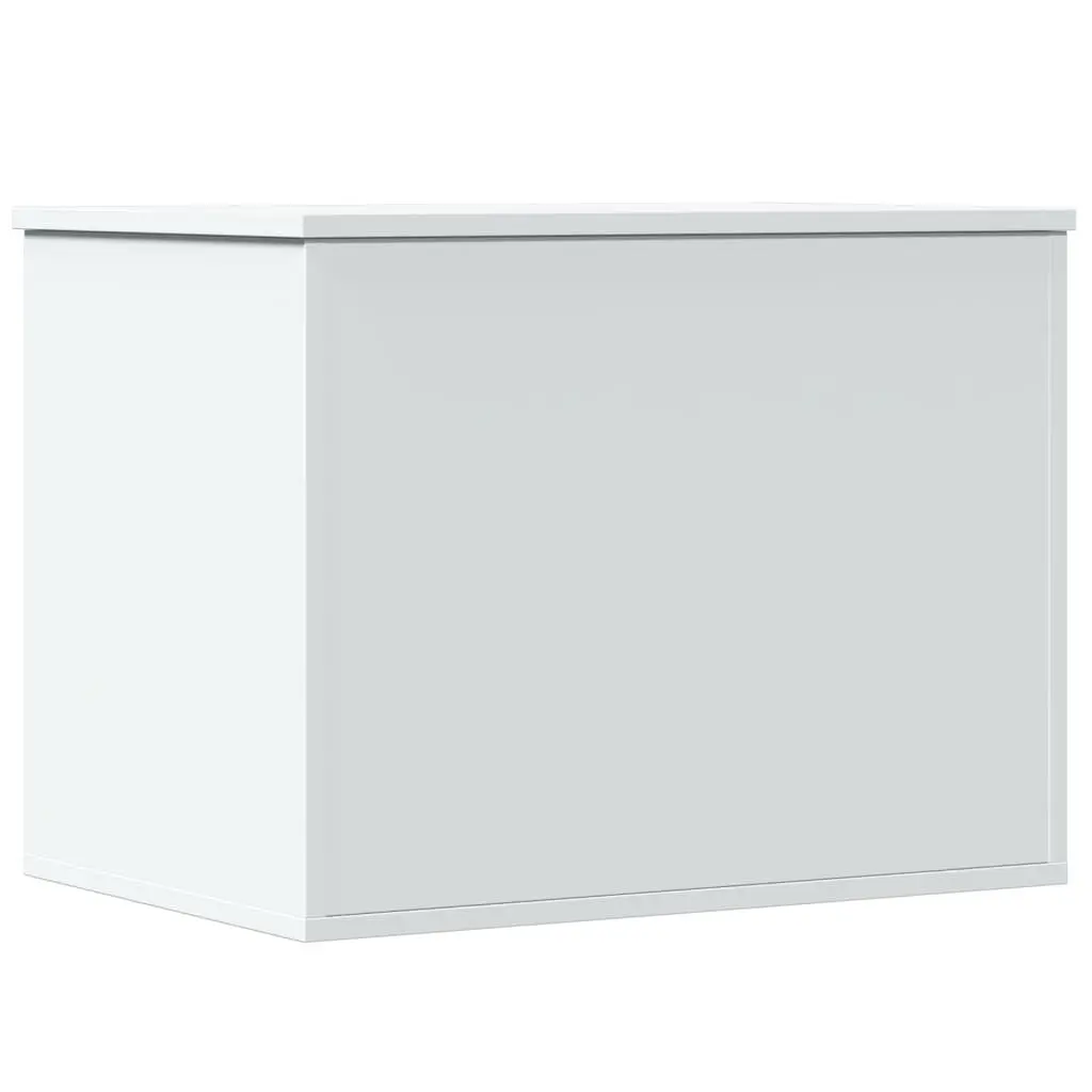 Storage Chest White for Living Room 60x42x46 cm Engineered Wood Toy Box Organiser Furniture