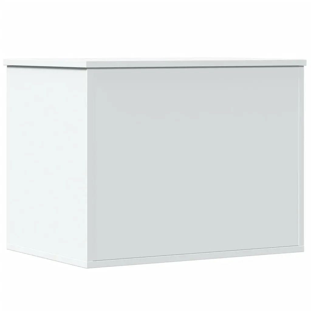 Storage Chest White for Living Room 60x42x46 cm Engineered Wood Toy Box Organiser Furniture