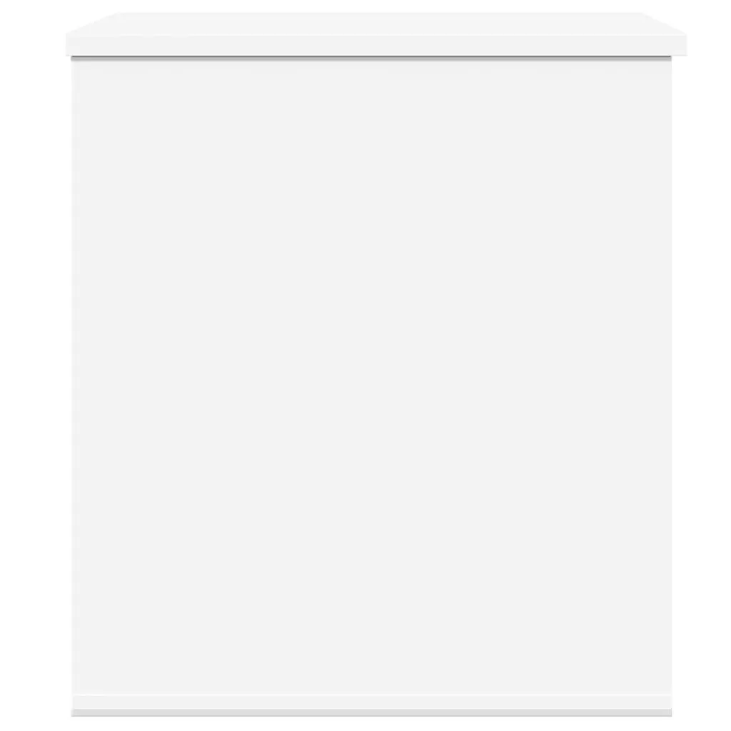 Storage Chest White for Living Room 60x42x46 cm Engineered Wood Toy Box Organiser Furniture