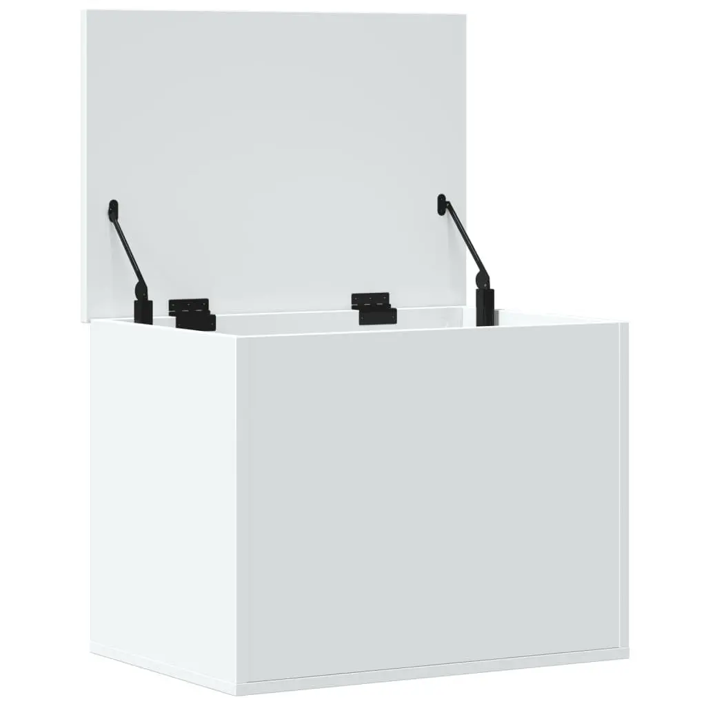 Storage Chest White for Living Room 60x42x46 cm Engineered Wood Toy Box Organiser Furniture
