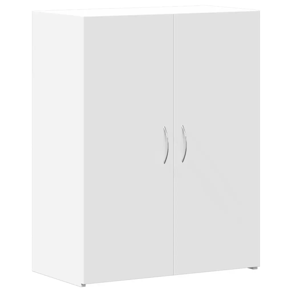 File Cabinet White Office Storage Organizer 60W x 32D x 77.5H cm