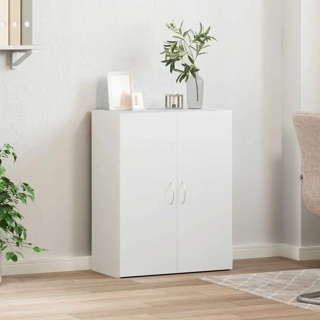 File Cabinet White Office Storage Organizer 60W x 32D x 77.5H cm