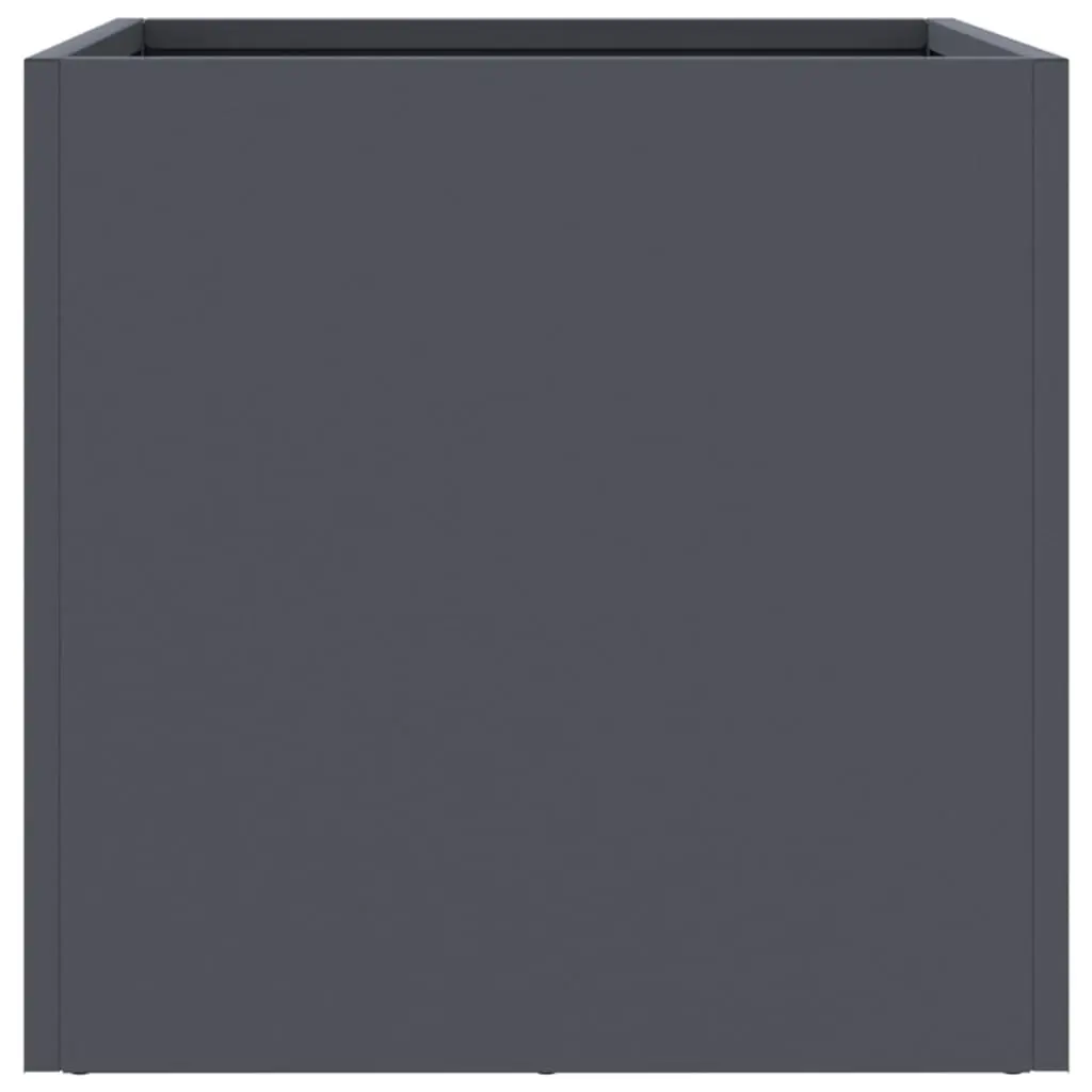 Steel Garden Planters for Patio 32x30x29 cm Anthracite