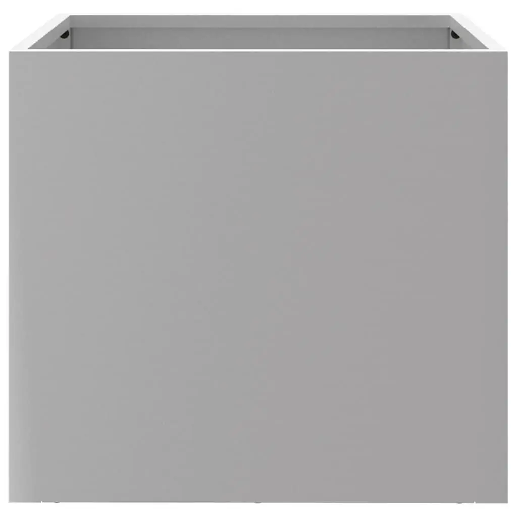 2 Silver Garden Planters, 32x30x29 cm