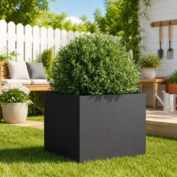 Steel Planter Black Raised Garden Bed Flower Box Pot Container Outdoor Decor