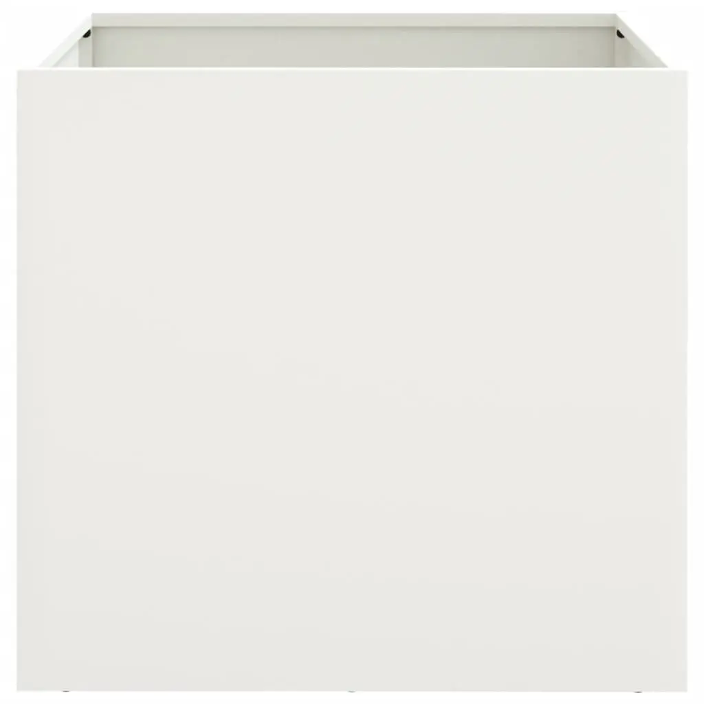 Steel Planters Outdoor 49x47x46 cm 2 Piece Garden Raised Bed Flower Box