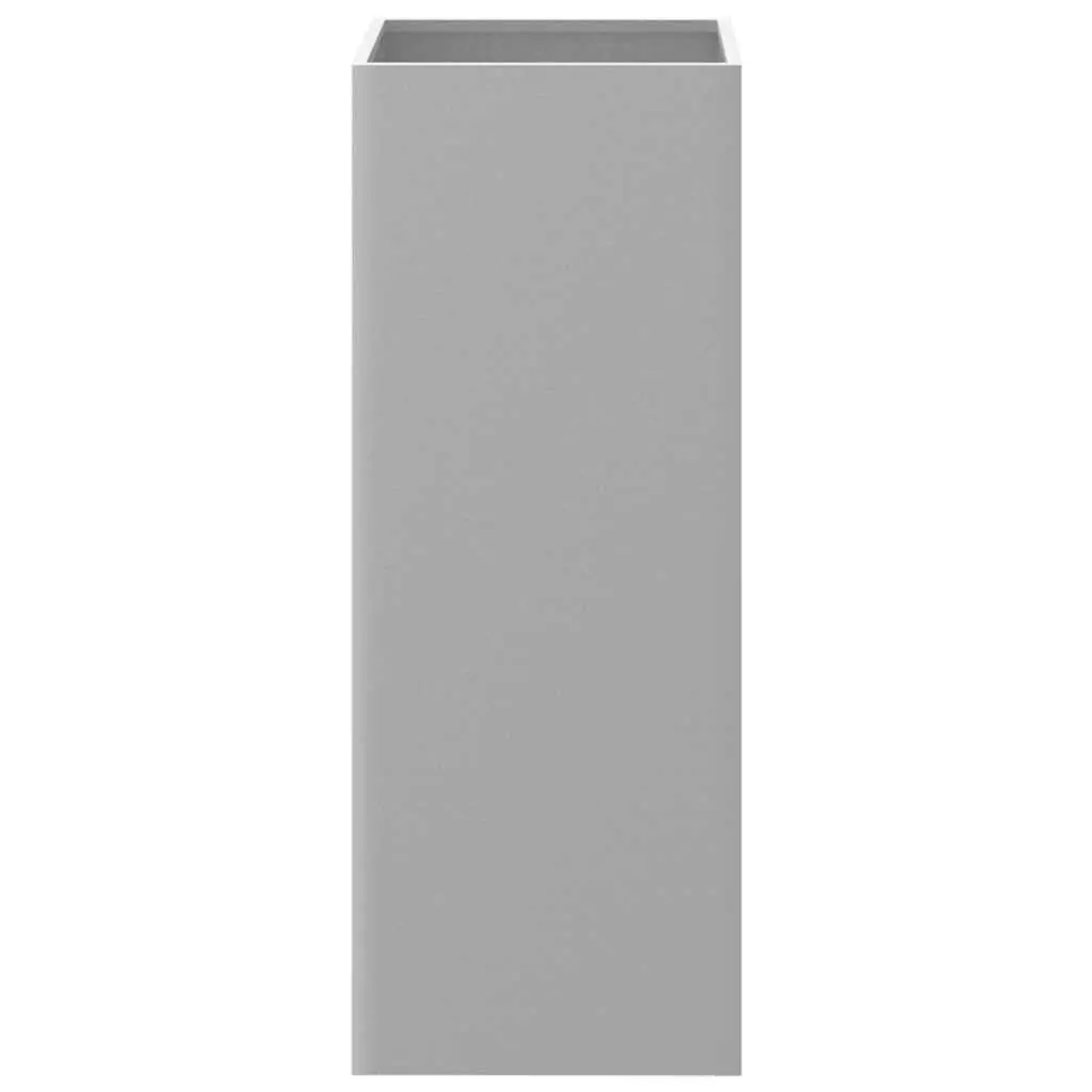 Garden Planter Silver Galvanised Steel Raised Bed Outdoor Patio Flower Box