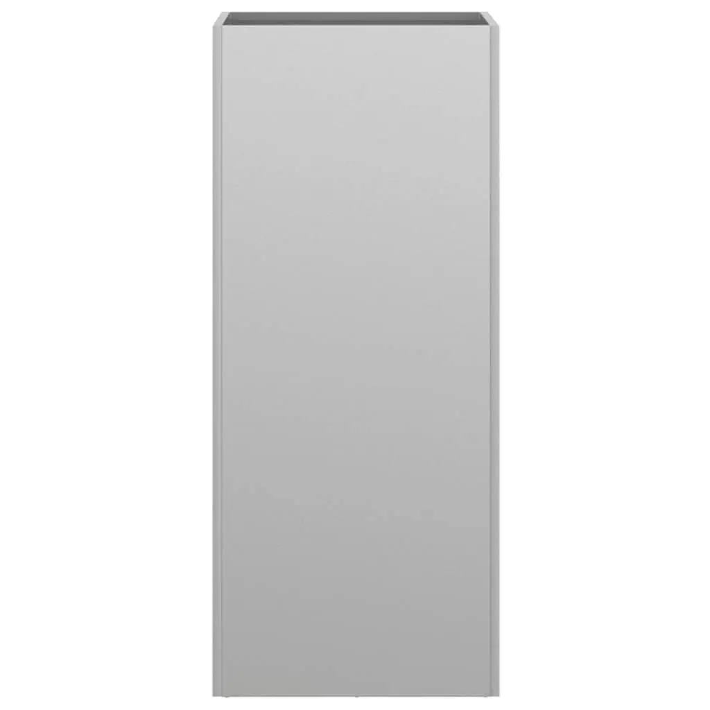 Garden Planter Silver Galvanised Steel Raised Bed Outdoor Patio Flower Box
