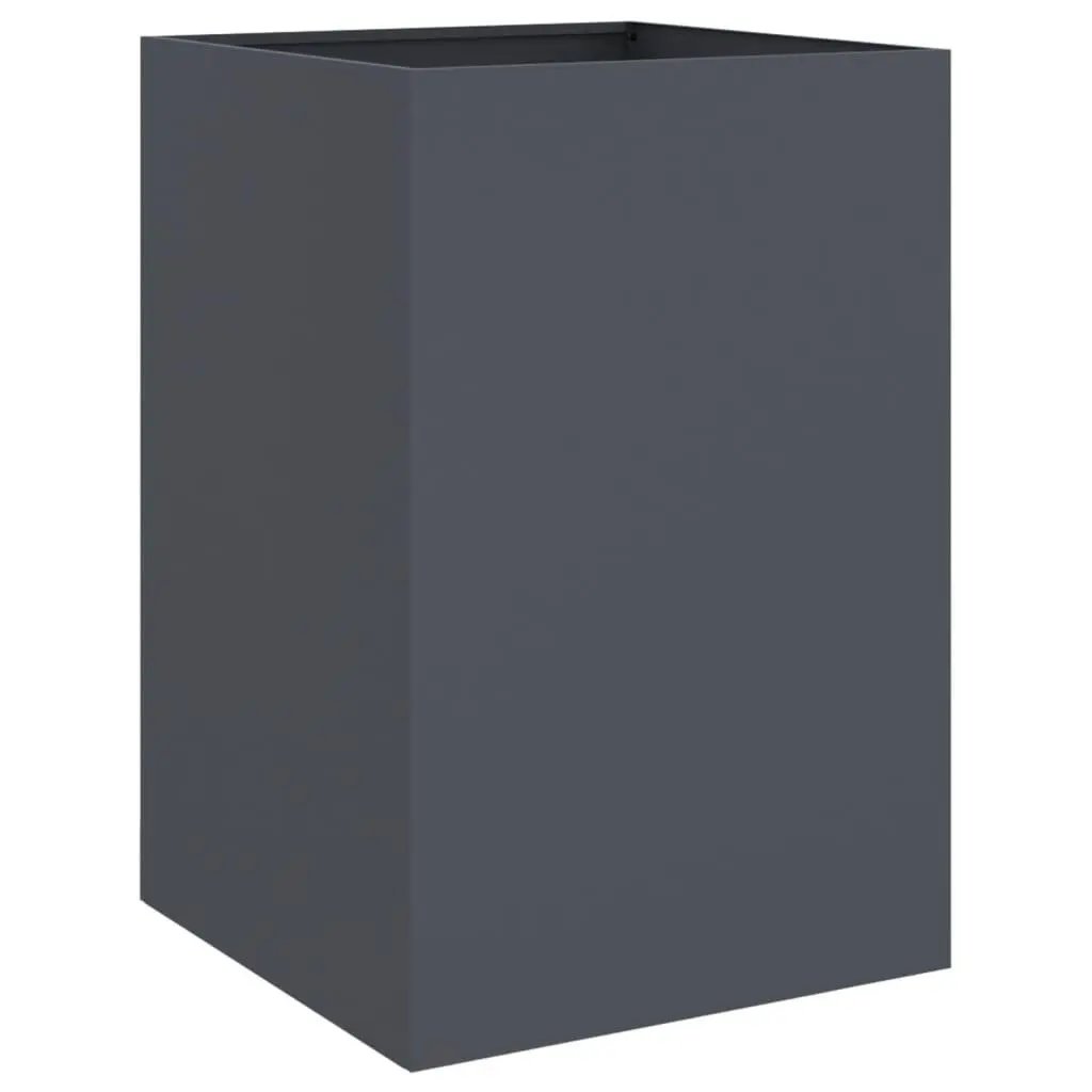 Planter Box Anthracite Outdoor Garden 52x48x75cm