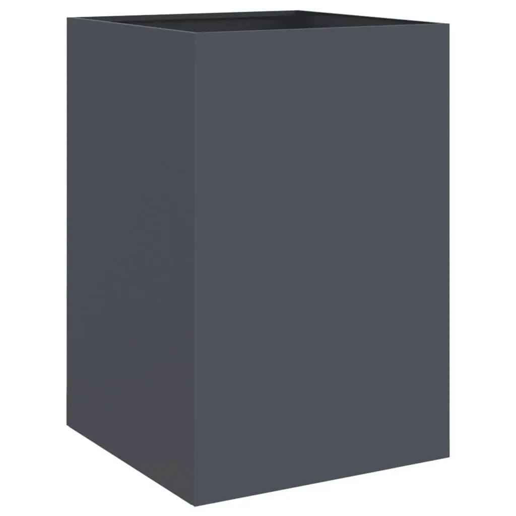 Planter Box Anthracite Outdoor Garden 52x48x75cm