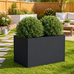 Specifications for Steel Planter: 62x40x39 cm Anthracite