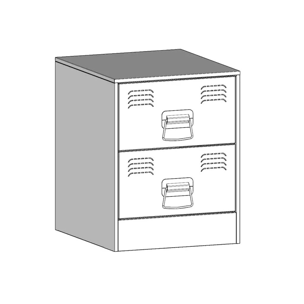 Bedside Cabinets 2 pcs Black Storage Tables Bedroom Nightstand Furniture Set