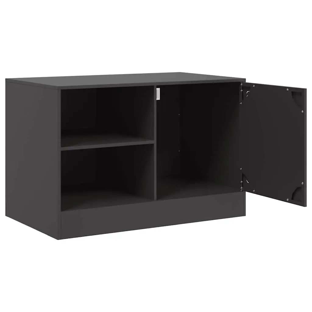 TV Cabinet Storage Unit 2 Pieces Black 67x39x44 cm