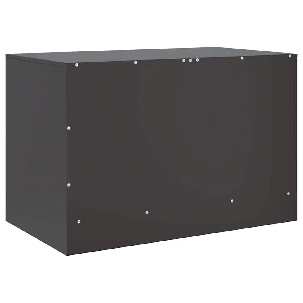TV Cabinet Storage Unit 2 Pieces Black 67x39x44 cm