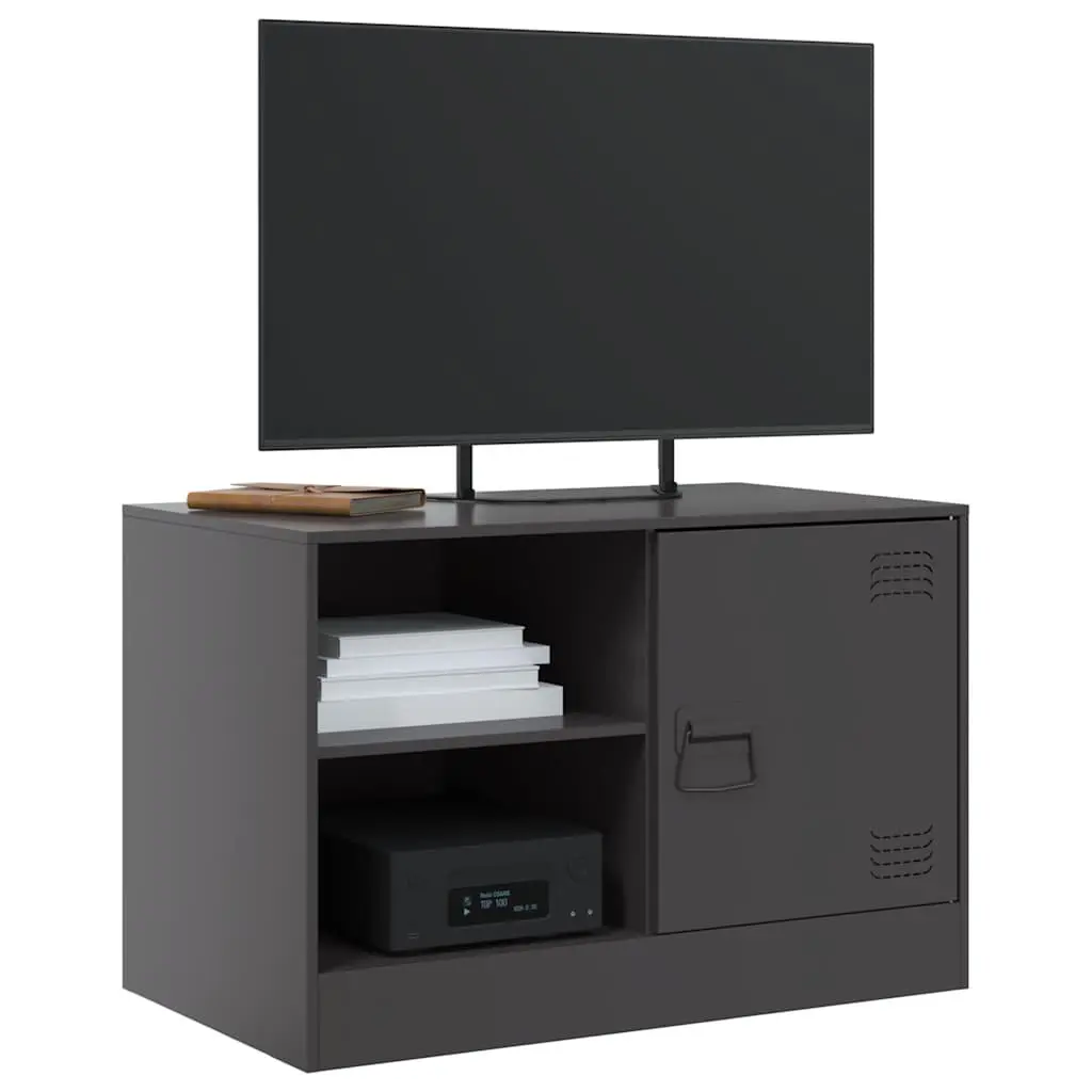 TV Cabinet Storage Unit 2 Pieces Black 67x39x44 cm