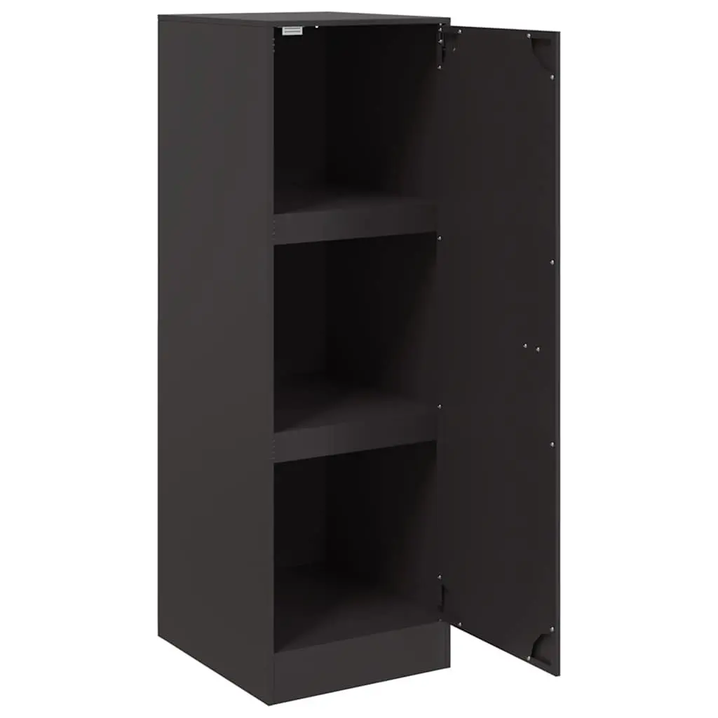 Sideboard Storage Cabinet Black Living Room 34.5x39x107 cm