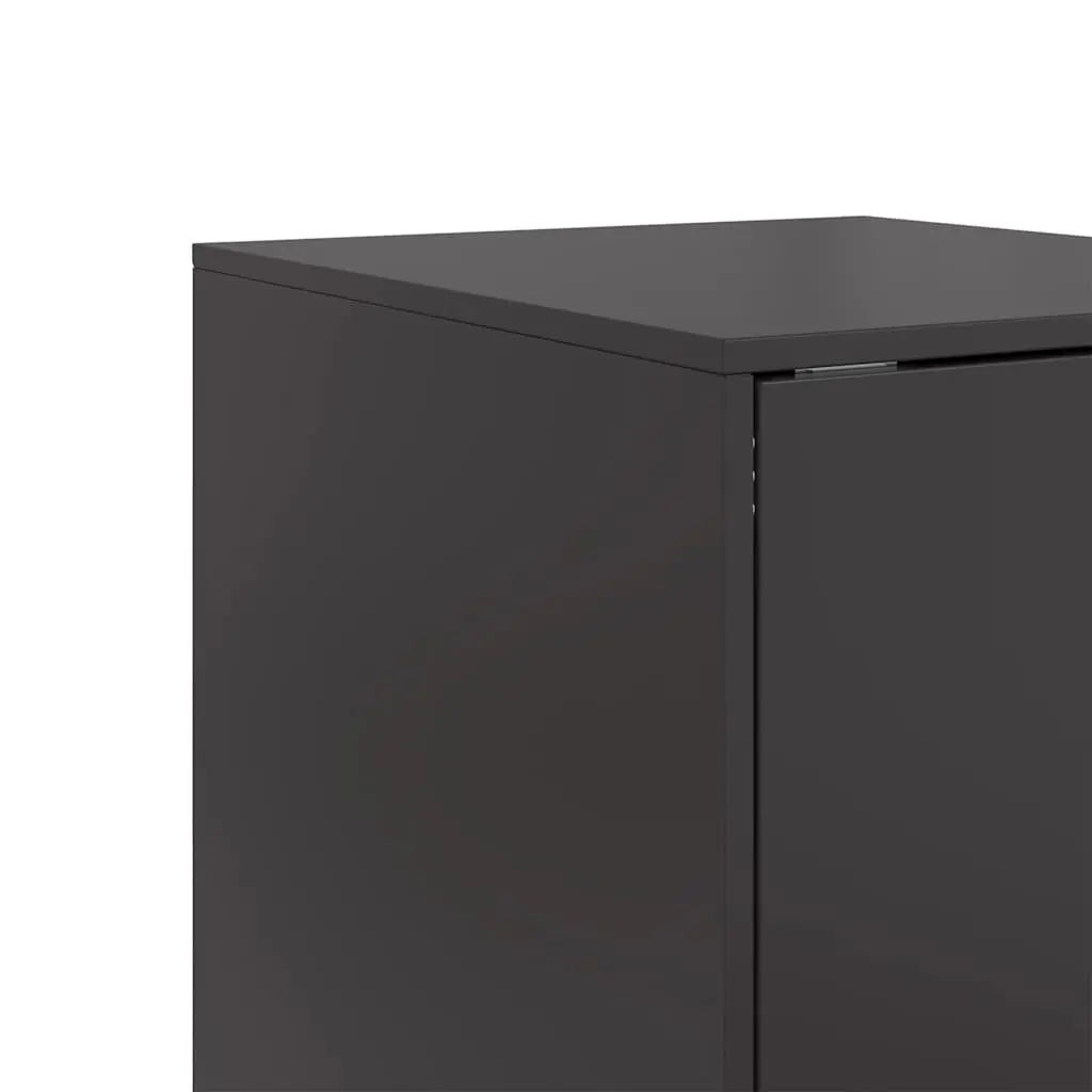Sideboard Storage Cabinet Black Living Room 34.5x39x107 cm