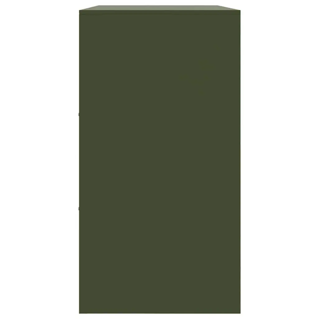 Olive Green Sideboard Storage Cabinet