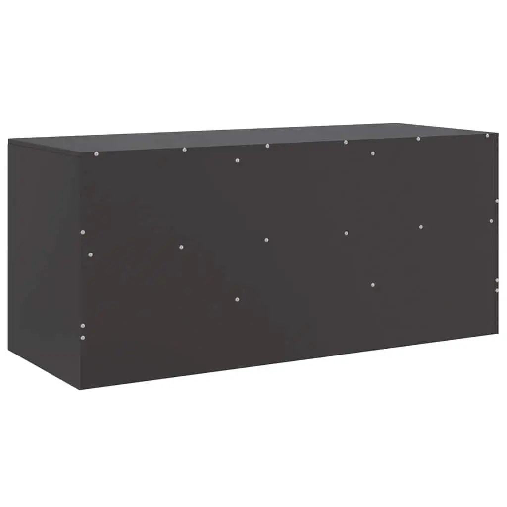 TV Cabinet Black Storage Unit for Living Room Bedroom 99x39x44 cm