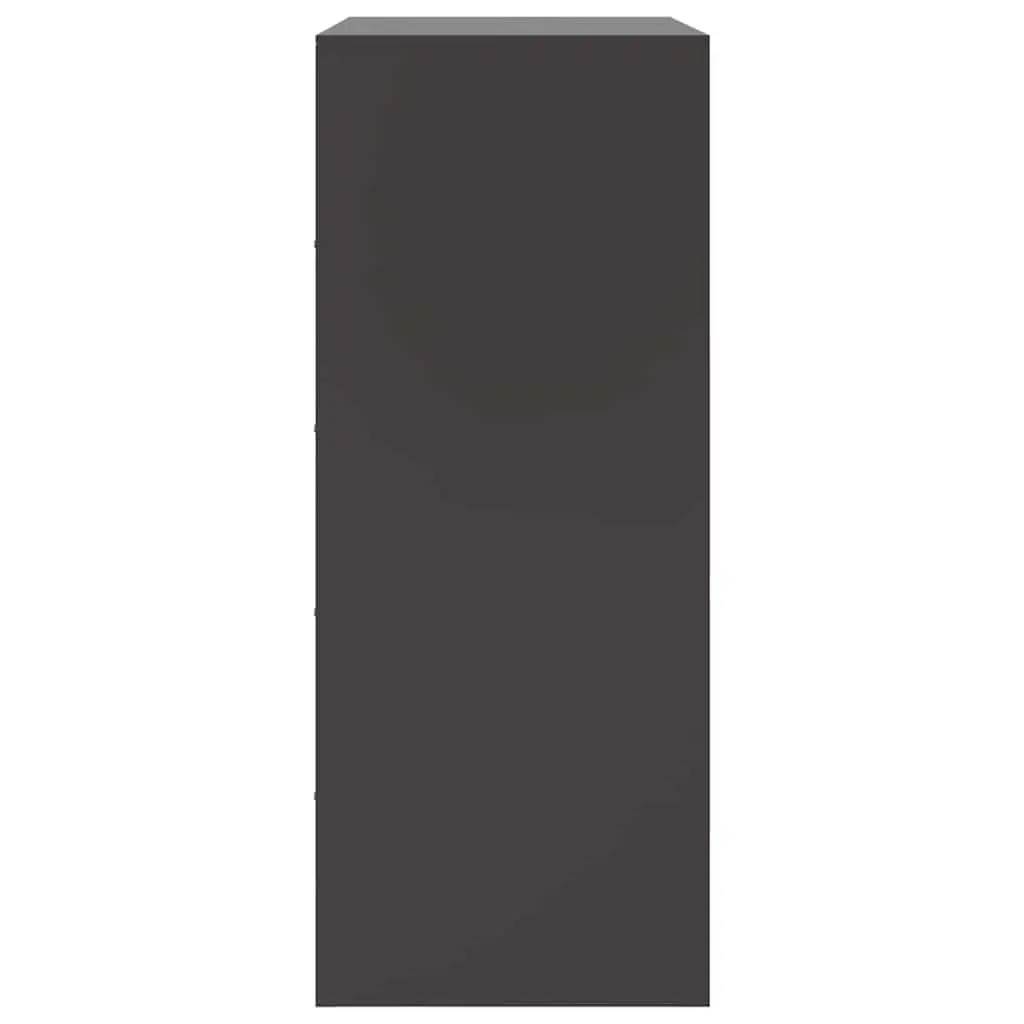 Highboard Storage Cabinet with Cold-Rolled Steel Frame