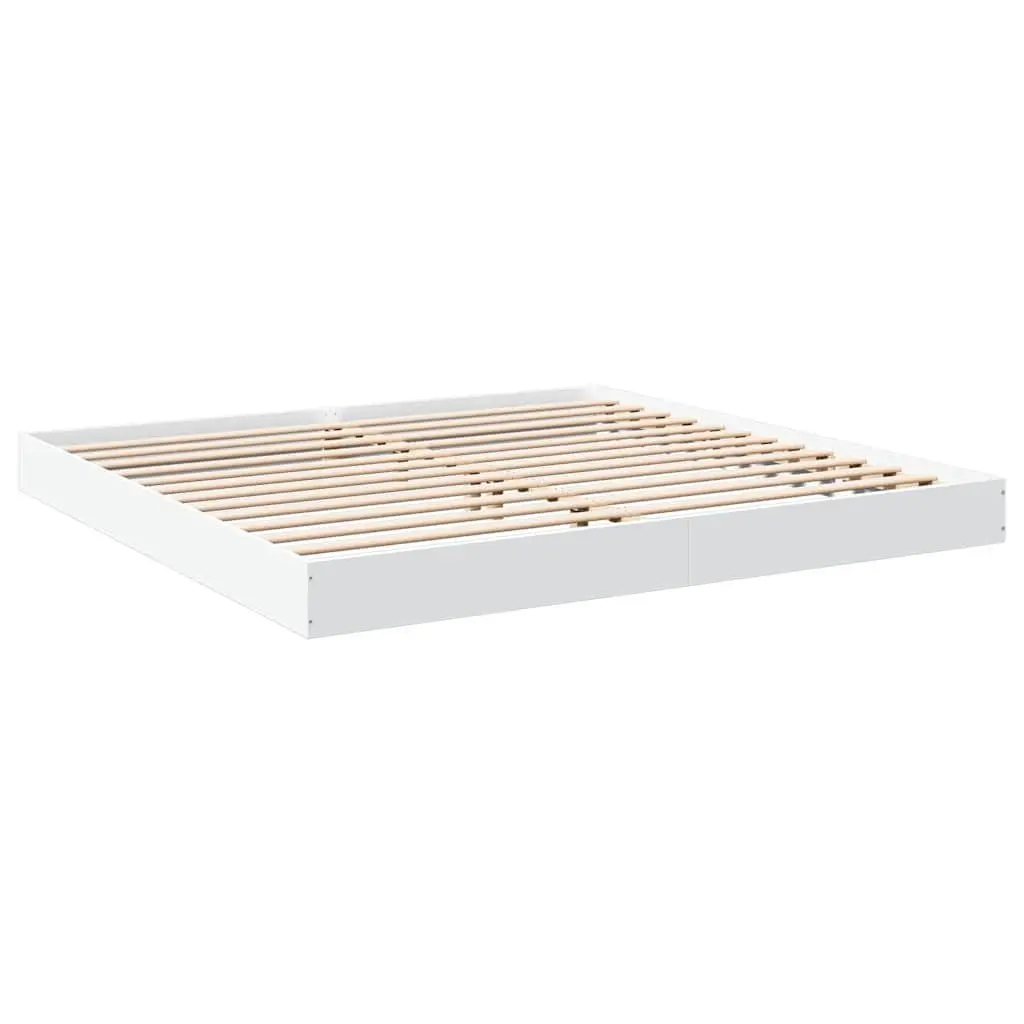 White Bed Frame 180x200 cm