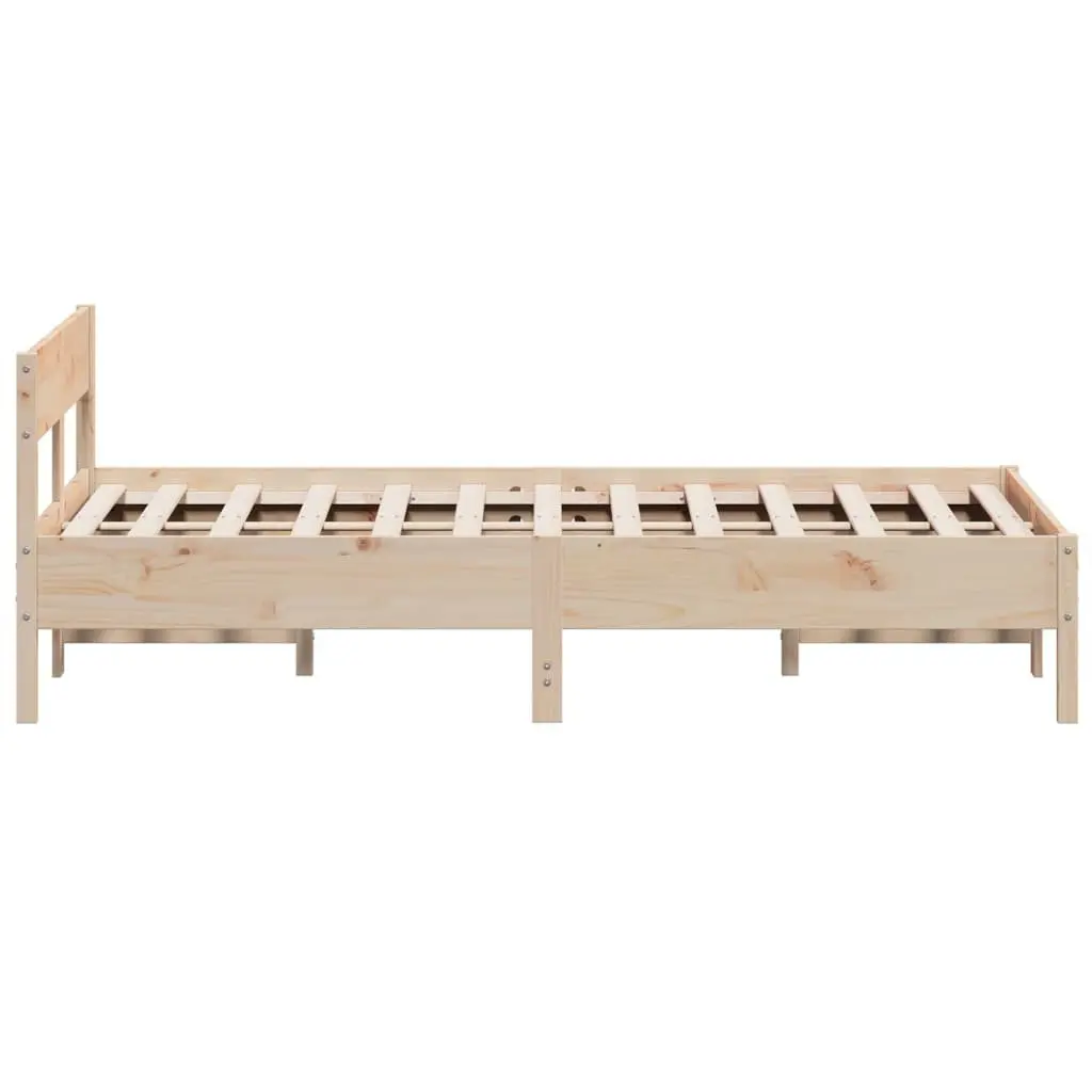 Solid Wood Pine Bed Frame 150x200 cm