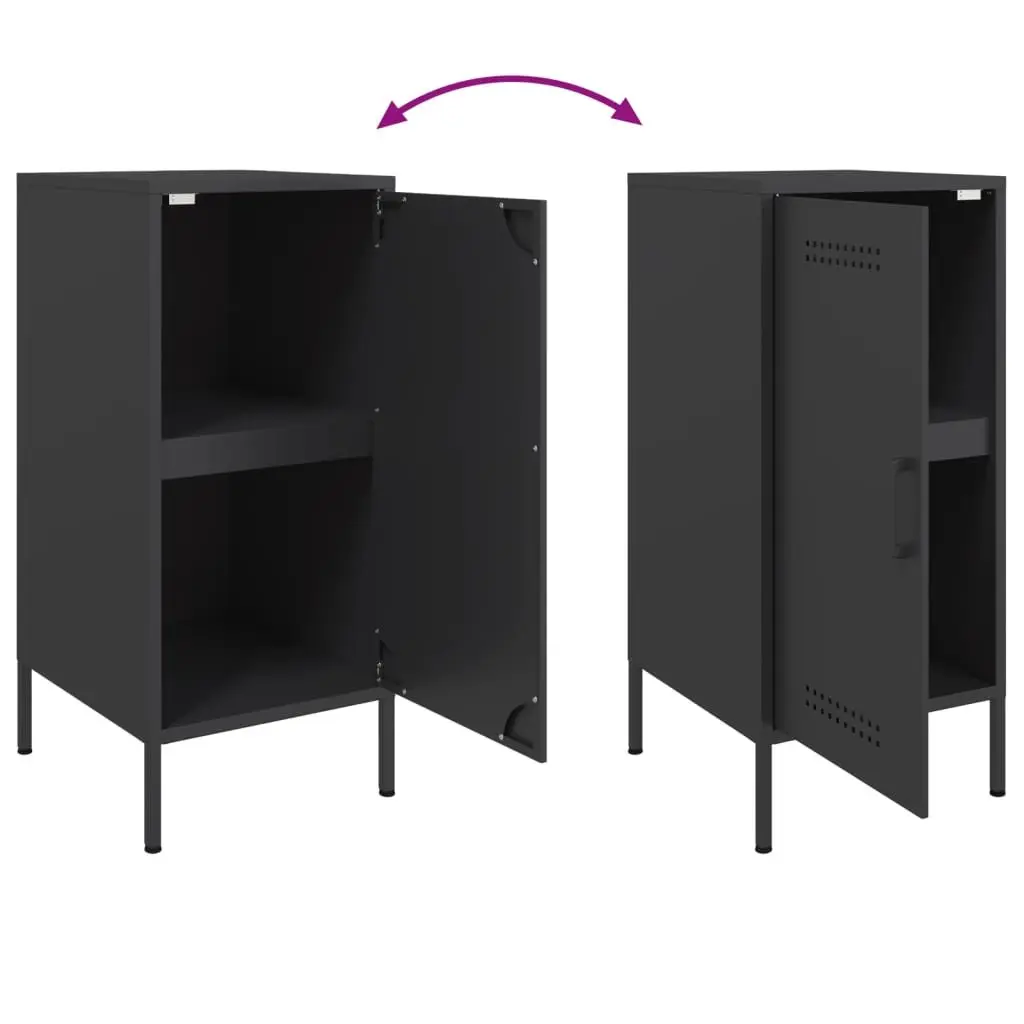 Black Industrial Sideboards Storage Cabinets