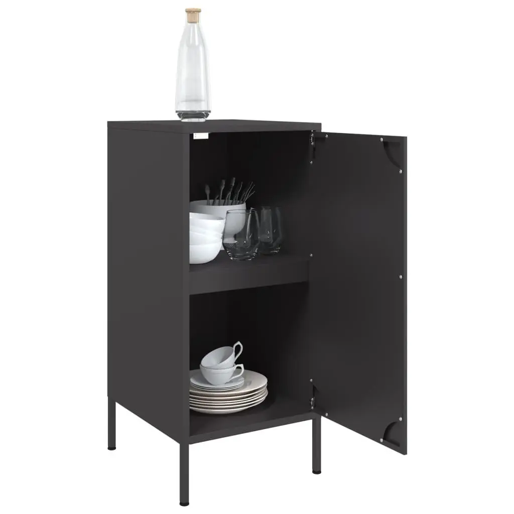 Black Industrial Sideboards Storage Cabinets