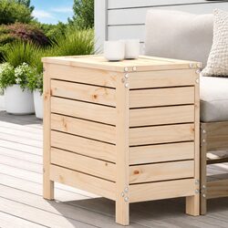 Wooden Garden Footstool with Dimensions 62 x 31.5 x 52 cm