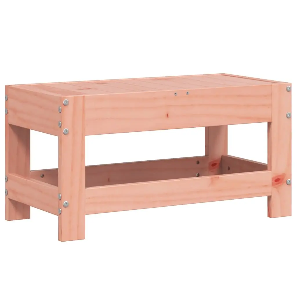 Outdoor Garden Footstool Ottoman Solid Wood Brown 62 x 30 x 32 cm