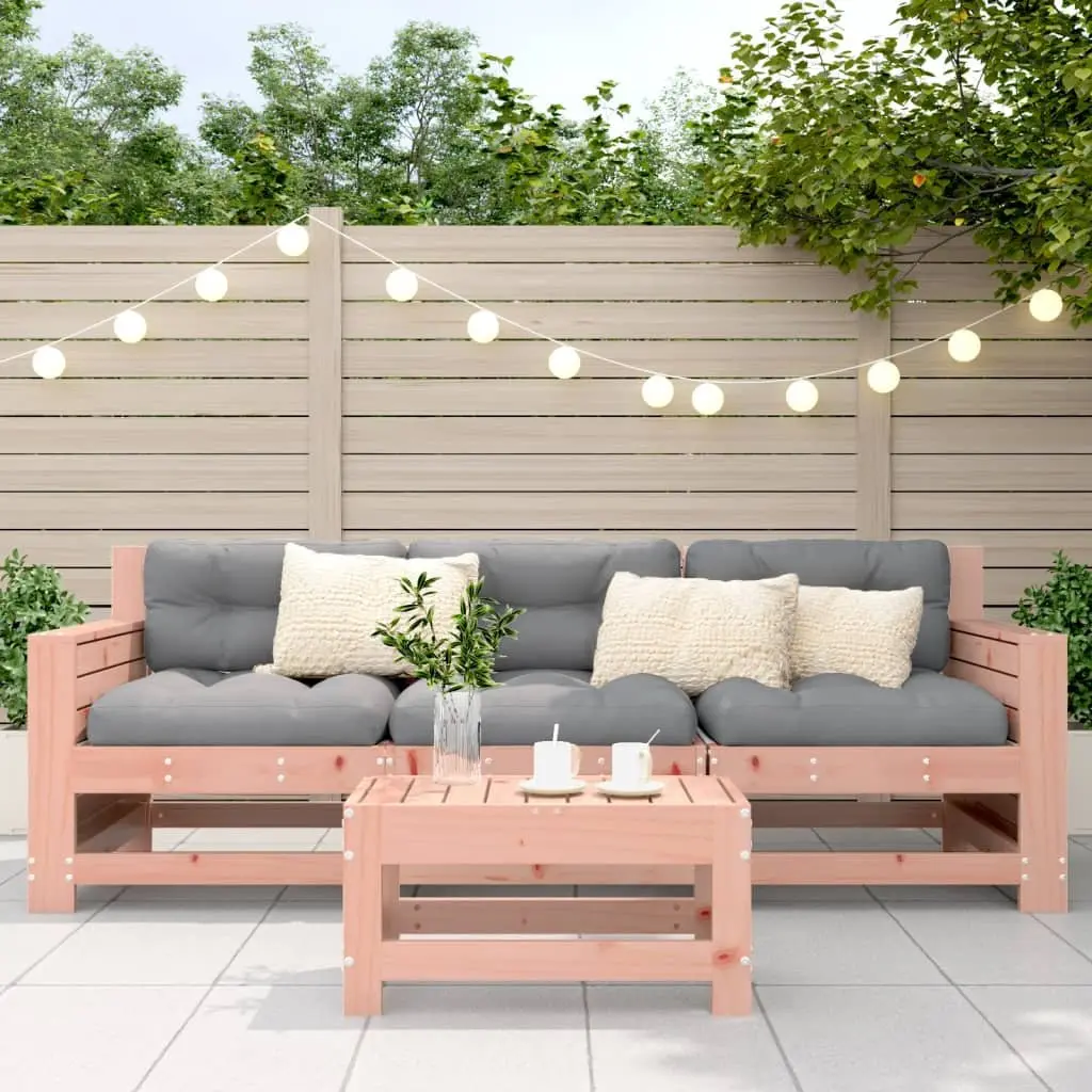 Outdoor Garden Footstool Ottoman Solid Wood Brown 62 x 30 x 32 cm