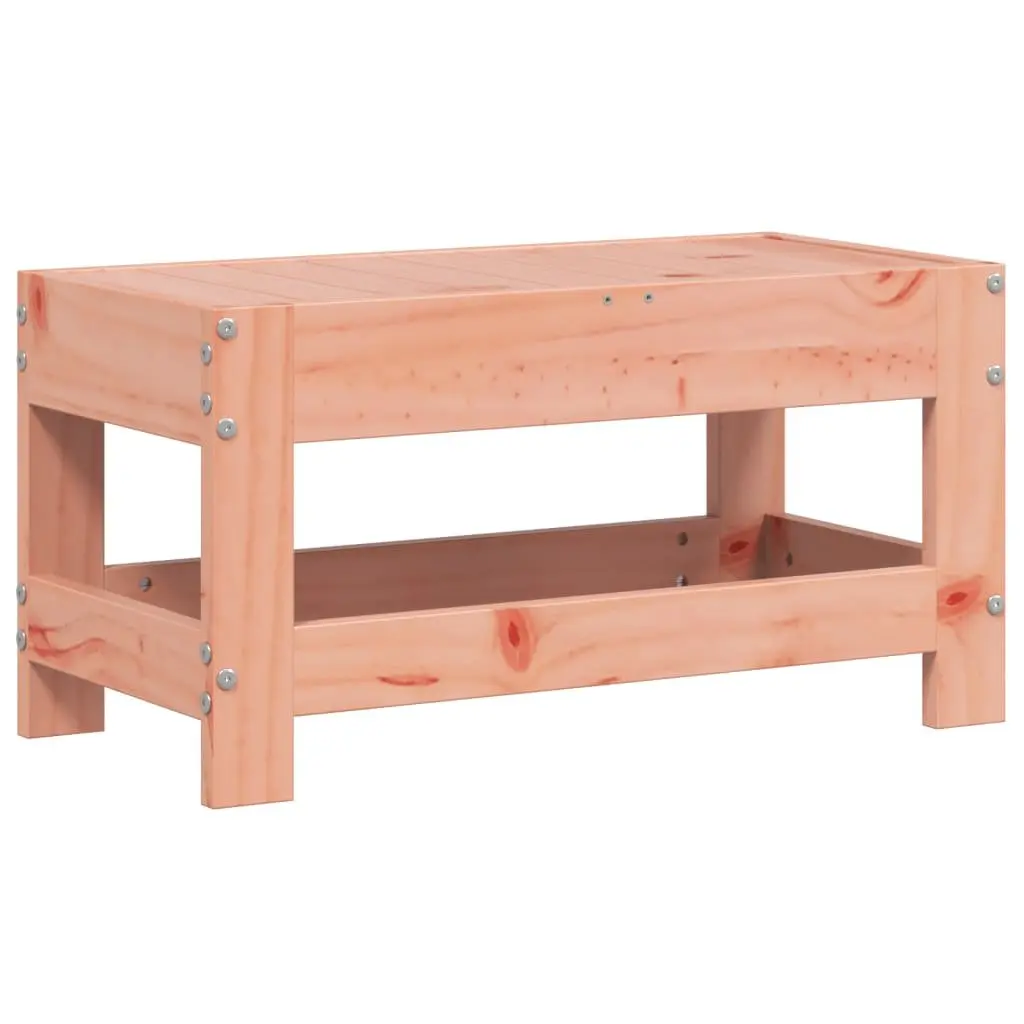 Outdoor Garden Footstool Ottoman Solid Wood Brown 62 x 30 x 32 cm