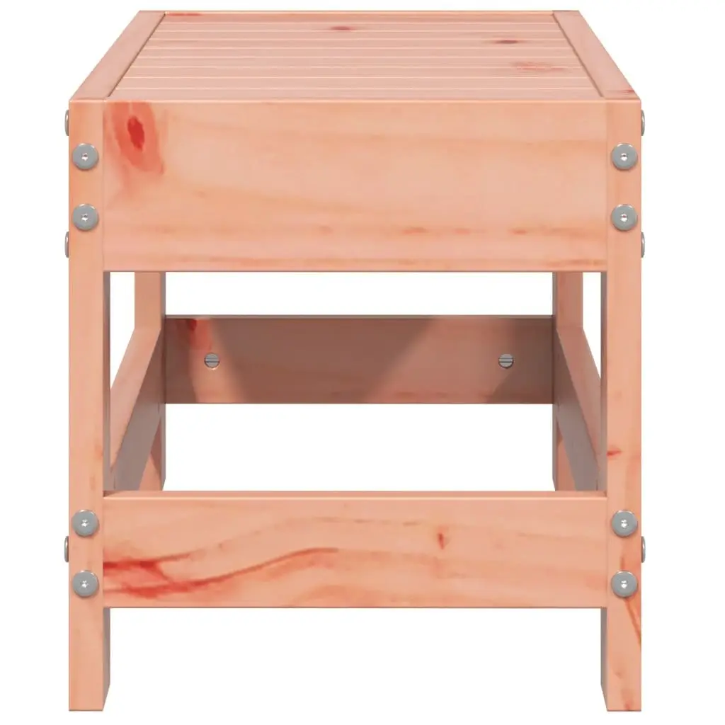 Outdoor Garden Footstool Ottoman Solid Wood Brown 62 x 30 x 32 cm