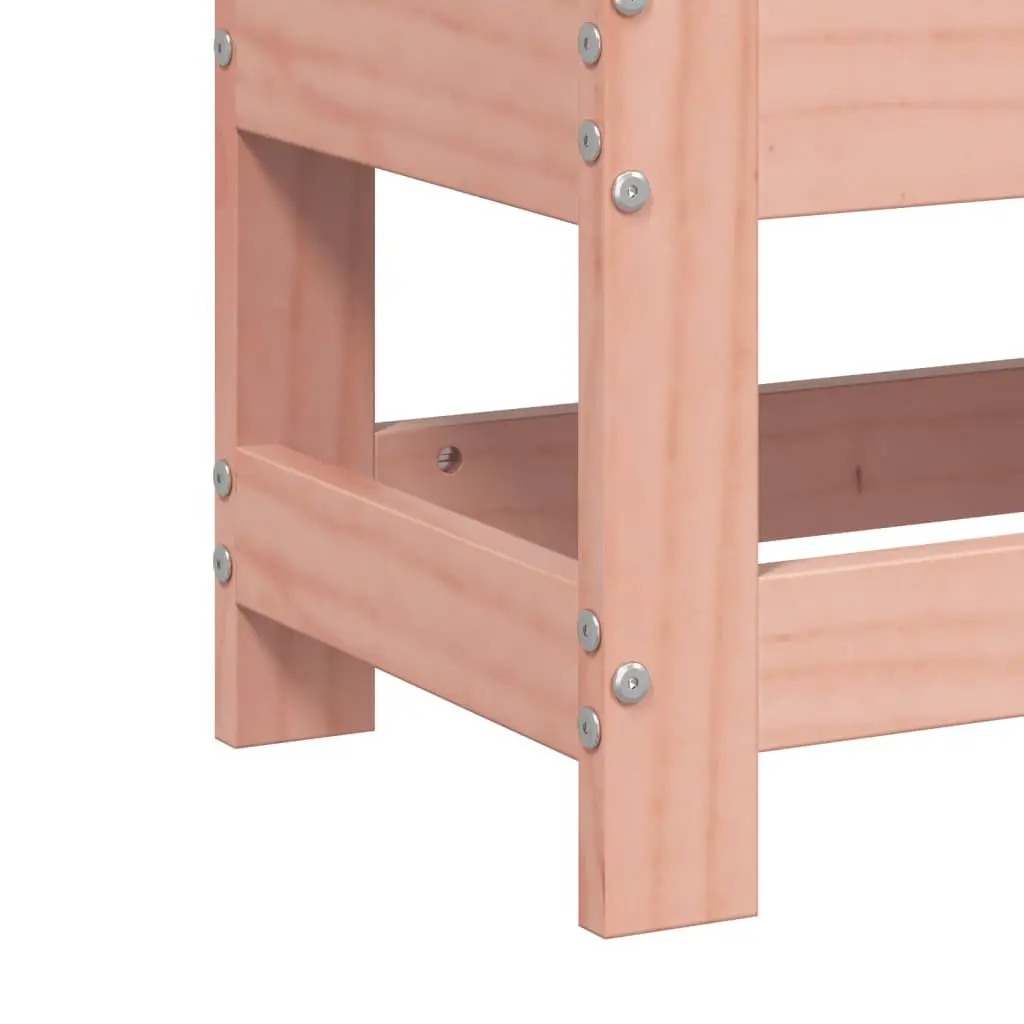 Outdoor Garden Footstool Ottoman Solid Wood Brown 62 x 30 x 32 cm