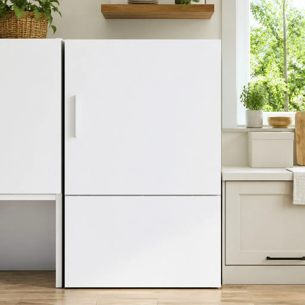 Wall Cabinet White Engineered Wood Storage Hanging Cupboard Bedroom Living Room