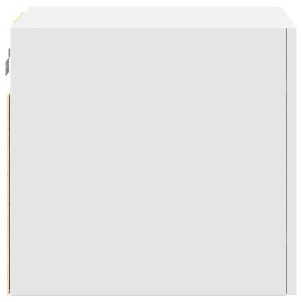 Wall Cabinet White Engineered Wood Storage Hanging Cupboard Bedroom Living Room