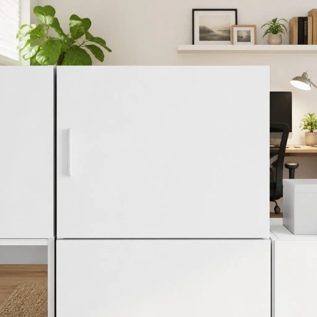 Wall Cabinet Floating Storage Organizer for Home 50x42.5x40cm