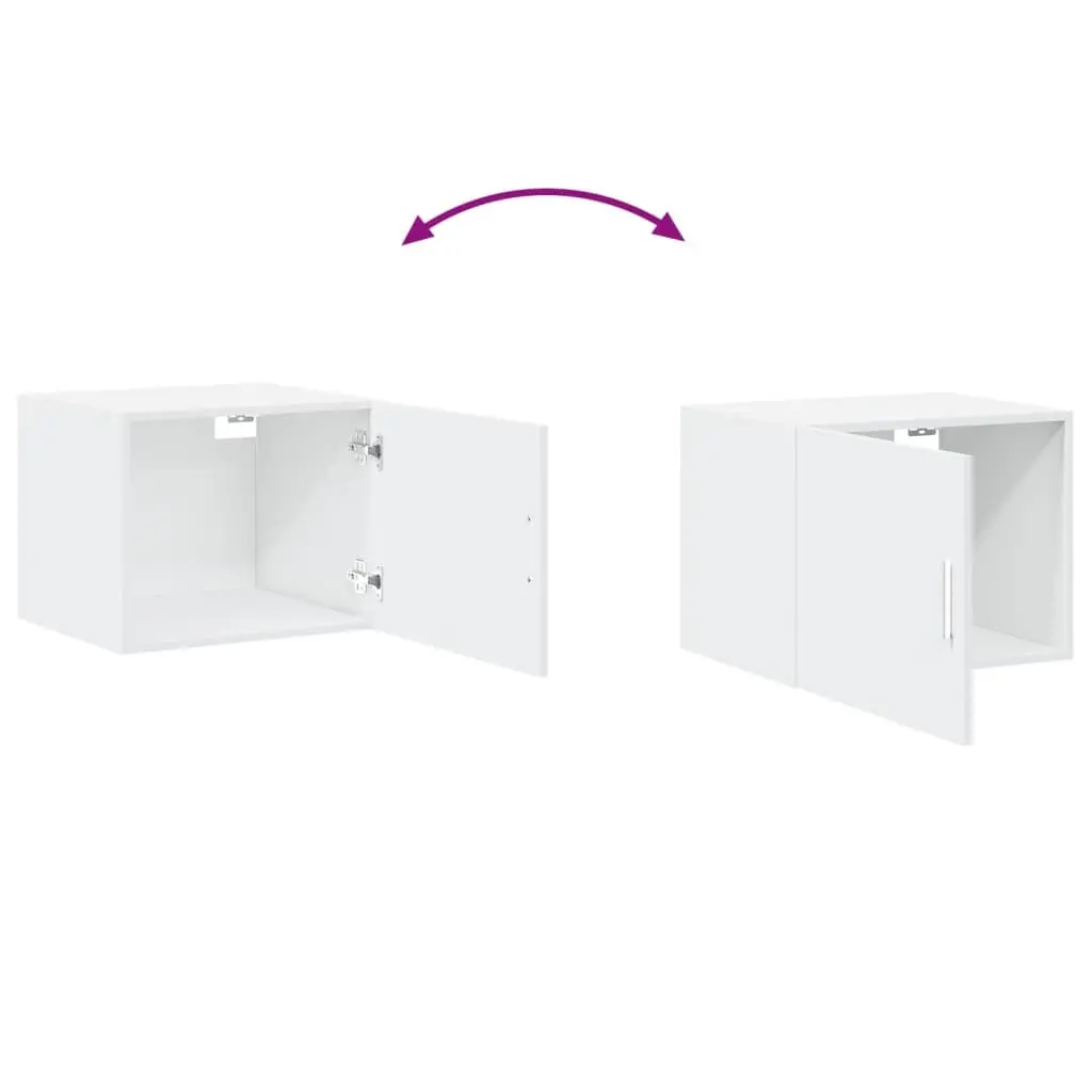 Wall Cabinet Floating Storage Organizer for Home 50x42.5x40cm