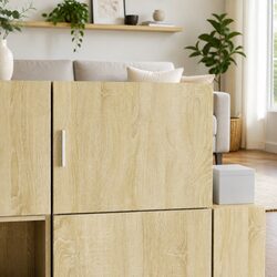 Dimensions and Features of Brown Sonoma Oak Wall Cabinet