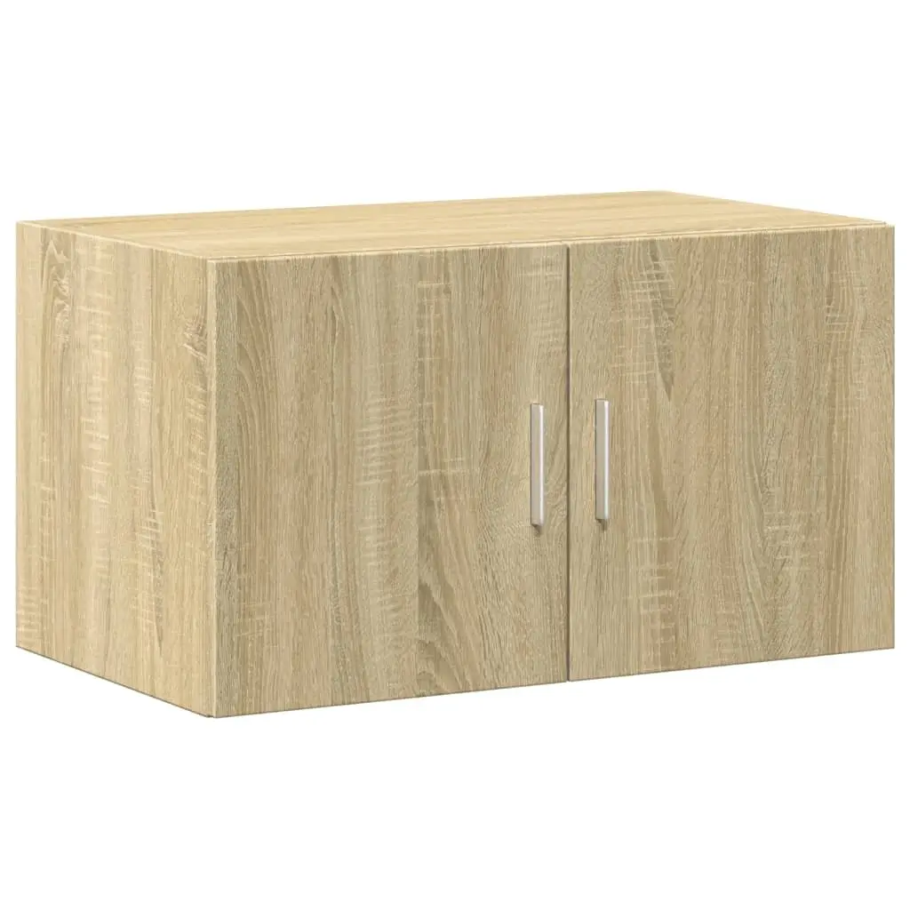 Wall Cabinet for Living Room Bedroom Garage 70 x 42.5 x 40 cm Sonoma Oak Brown Engineered Wood Storage Hanging Furniture