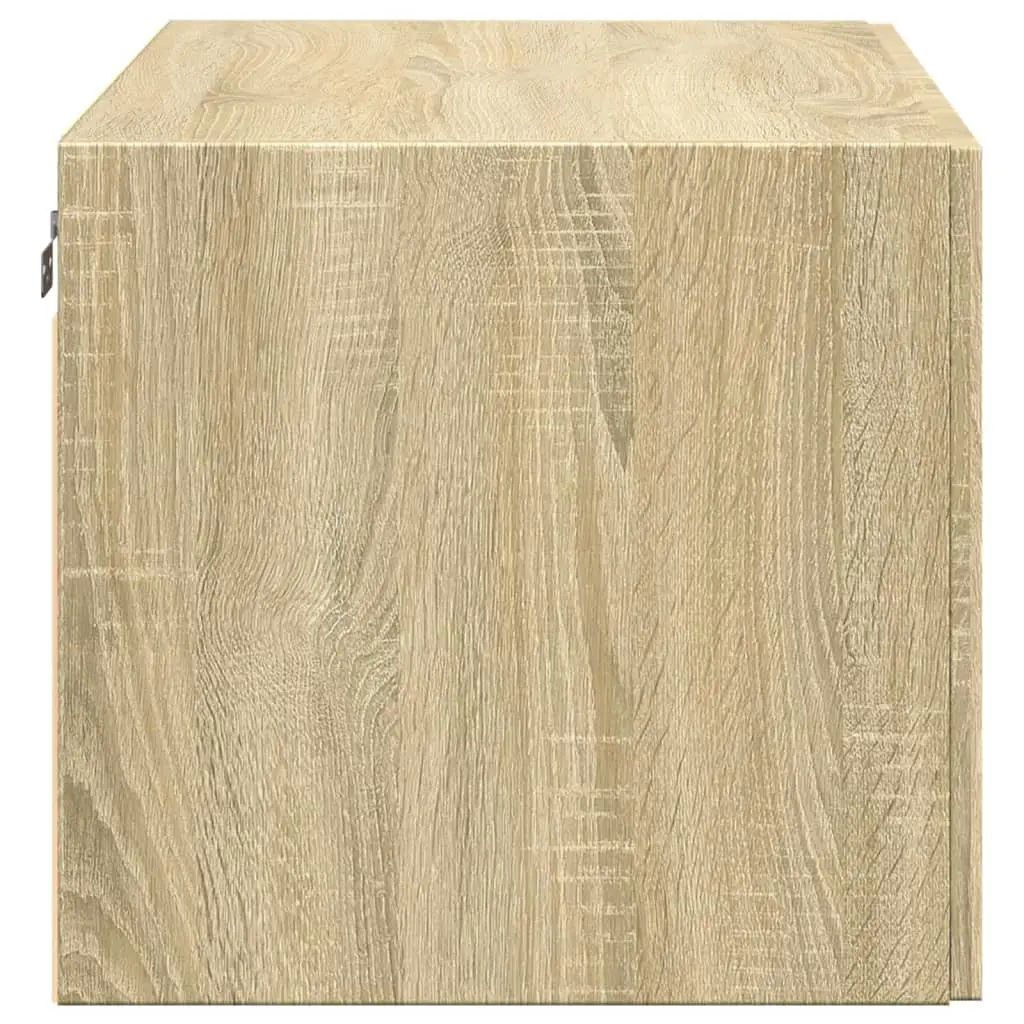 Wall Cabinet for Living Room Bedroom 80x42.5x40cm Brown Engineered Wood