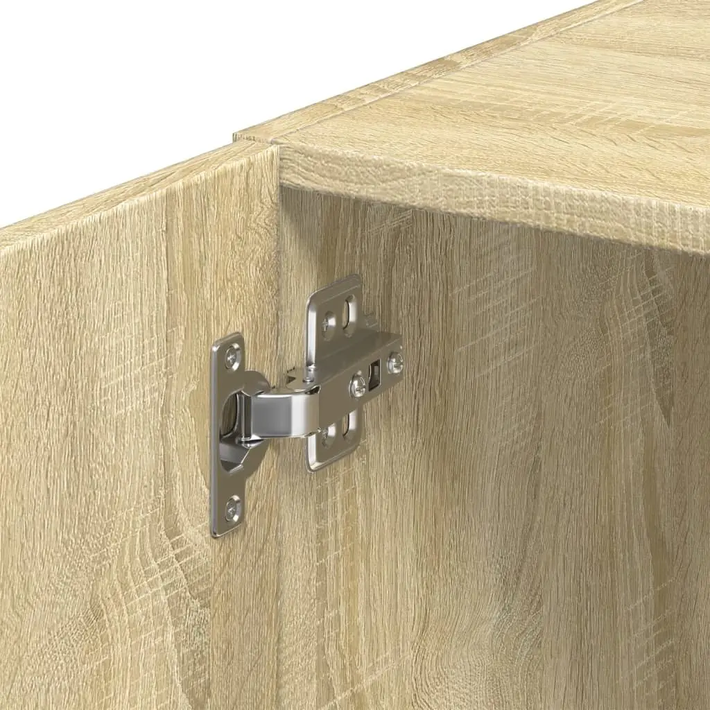 Wall Cabinet for Living Room Bedroom 80x42.5x40cm Brown Engineered Wood