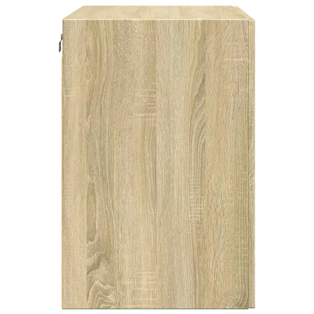 80x42.5x64cm Brown Engineered Wood Wall Cabinet