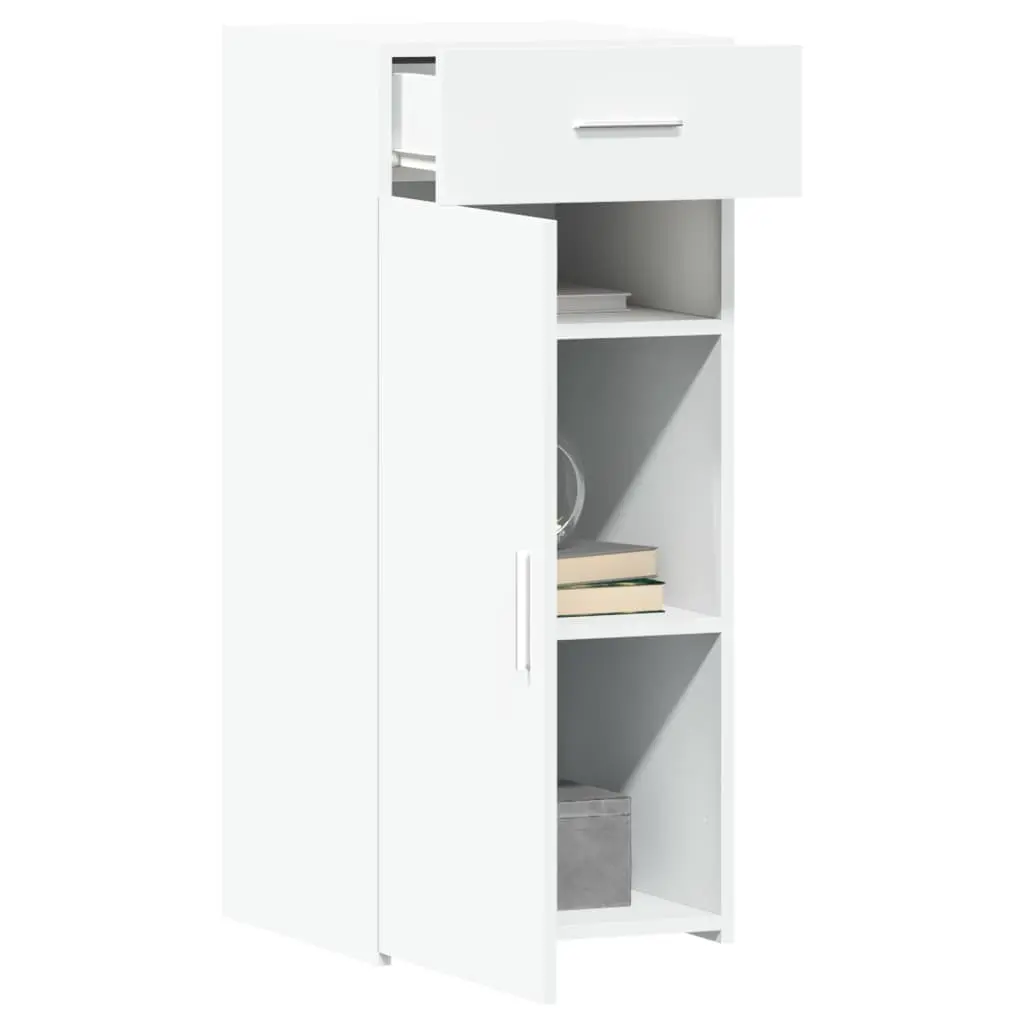 White Sideboard Storage Cabinet for Home 40 x 42.5 x 93 cm