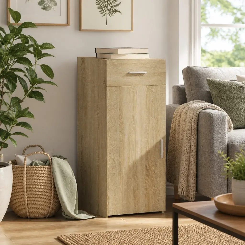 Sideboard for Home Storage Brown Engineered Wood 40 x 42.5 x 93 cm