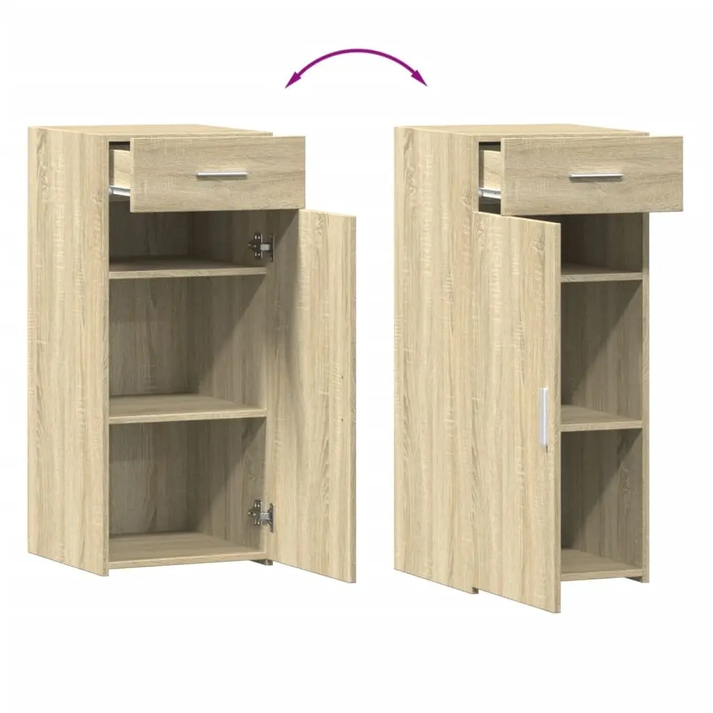Sideboard for Home Storage Brown Engineered Wood 40 x 42.5 x 93 cm