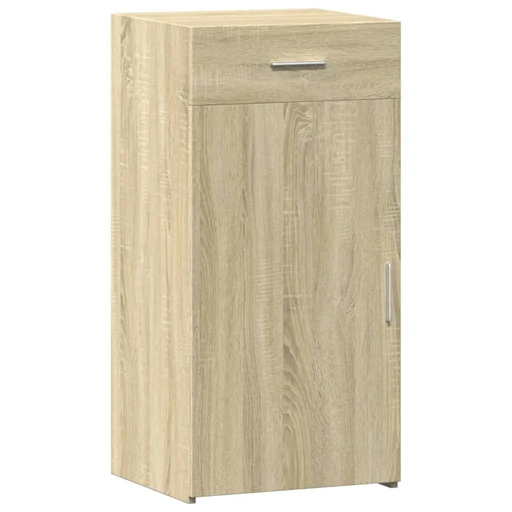 Sideboard Brown Engineered Wood Storage Cabinet Cupboard Drawer Door
