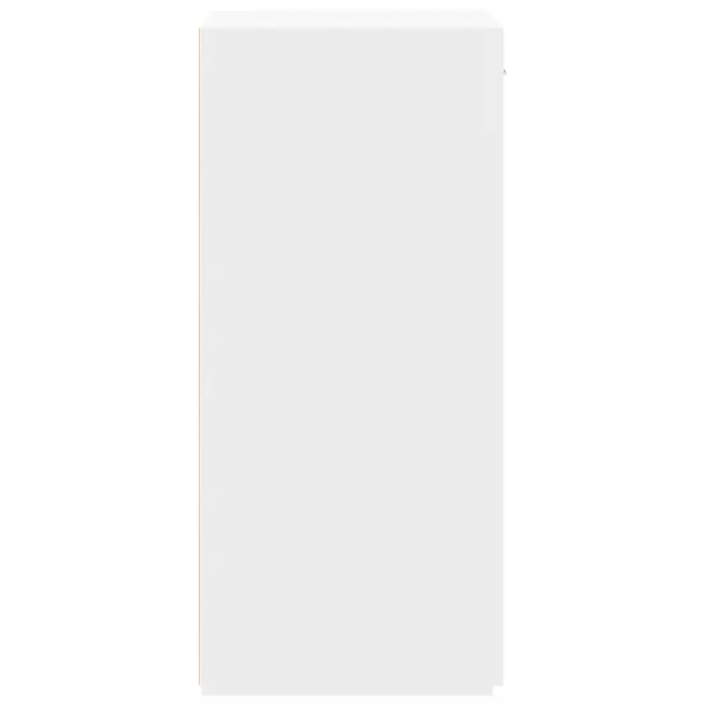 White Sideboard with Door and Drawer